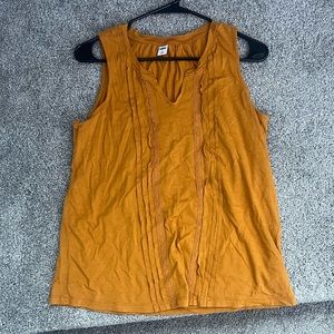 Old navy short sleeve yellow/orange shirt